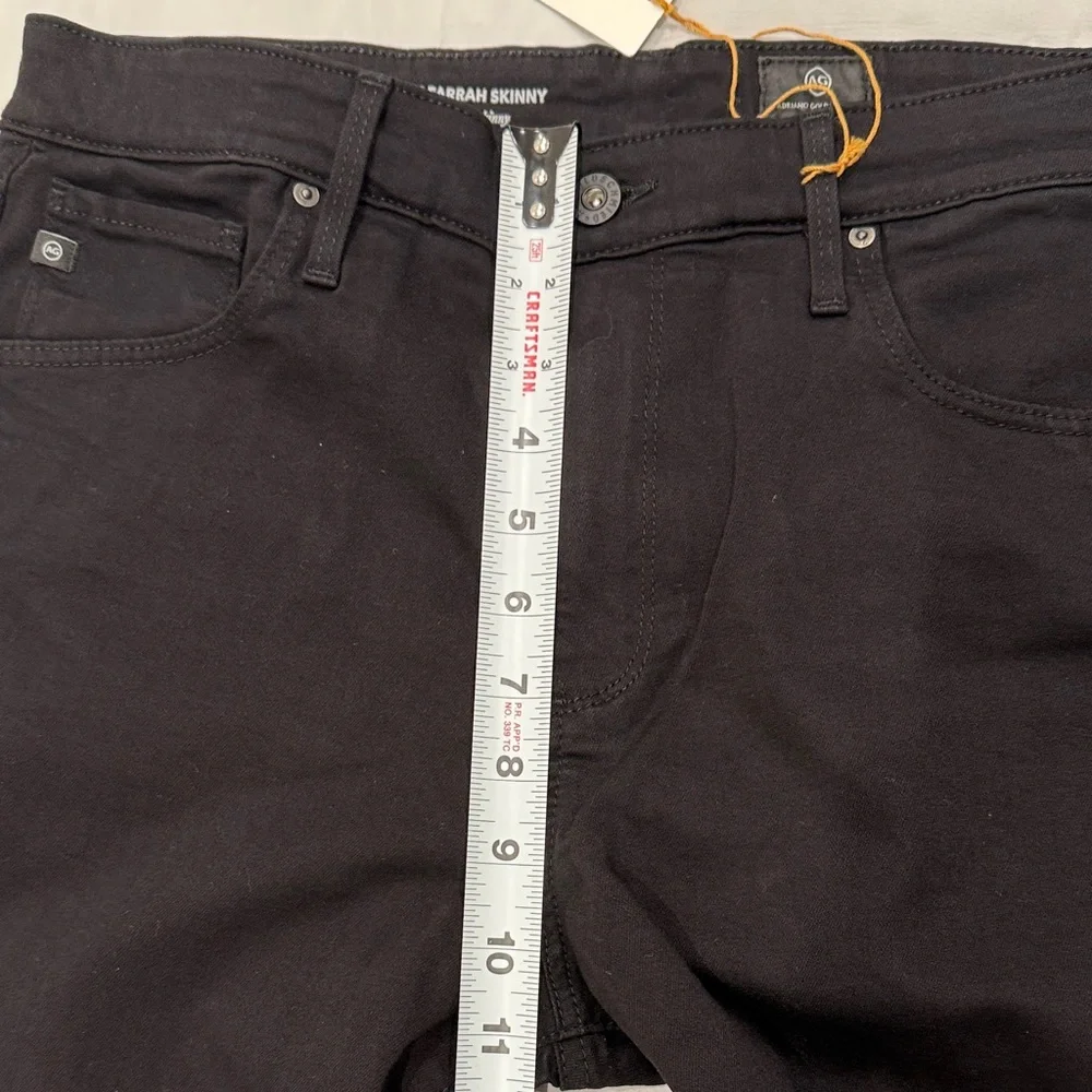 NWT AG Adriano Goldschmied The Farrah Skinny Jeans—Black 31R - Picture 12 of 14